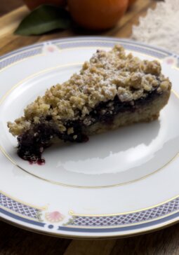 Crumble di mirtilli