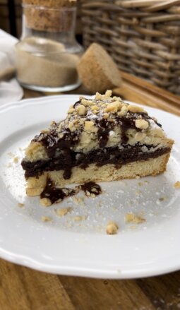 torta bicolore al cacao