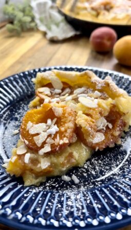 torta di albicocche con crema frangipane