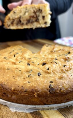 torta alla ricotta con nocciole