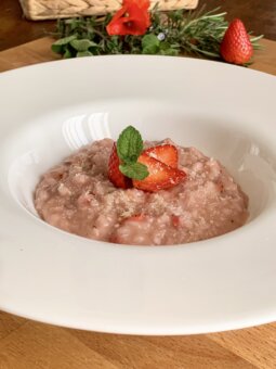 risotto cremoso alle fragole